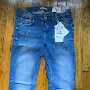 NWT ZARA JEAN | Light Blue Wash